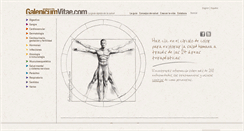 Desktop Screenshot of galenicumvitae.com